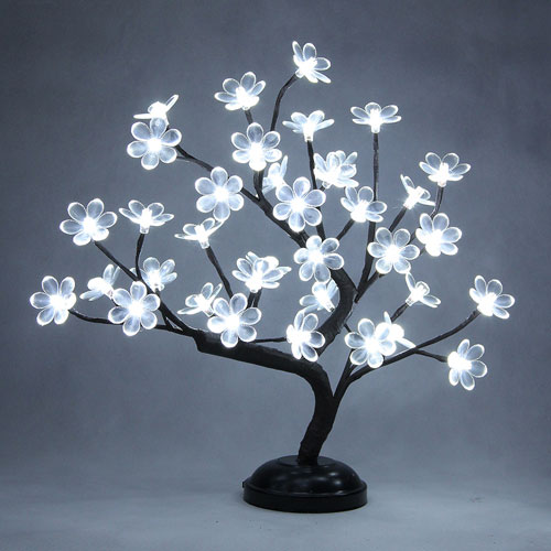 Lighting blossom bonsai tree