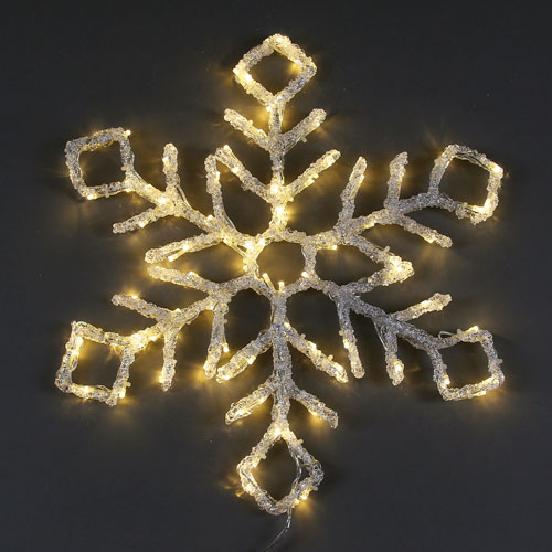 Acylic led snowflake light