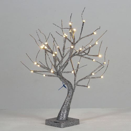 Artificial bonsai tree lighting