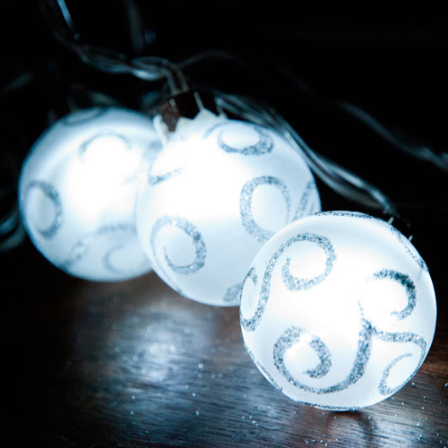 christmas globe lights glasss ball ornaments for home and tree decoration