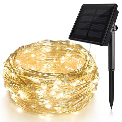 Solar micro string lights